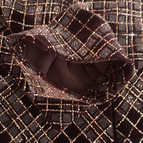 Soft Works SZ M Jacket and Tank Top 2 Piece Black Sparkly Set - Picture 5 of 15